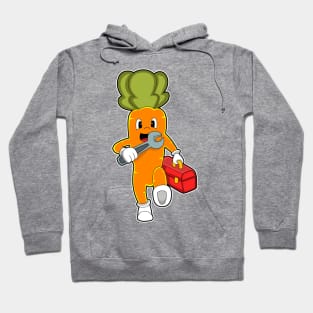 Carrot as Mechanic with Toolbox Hoodie